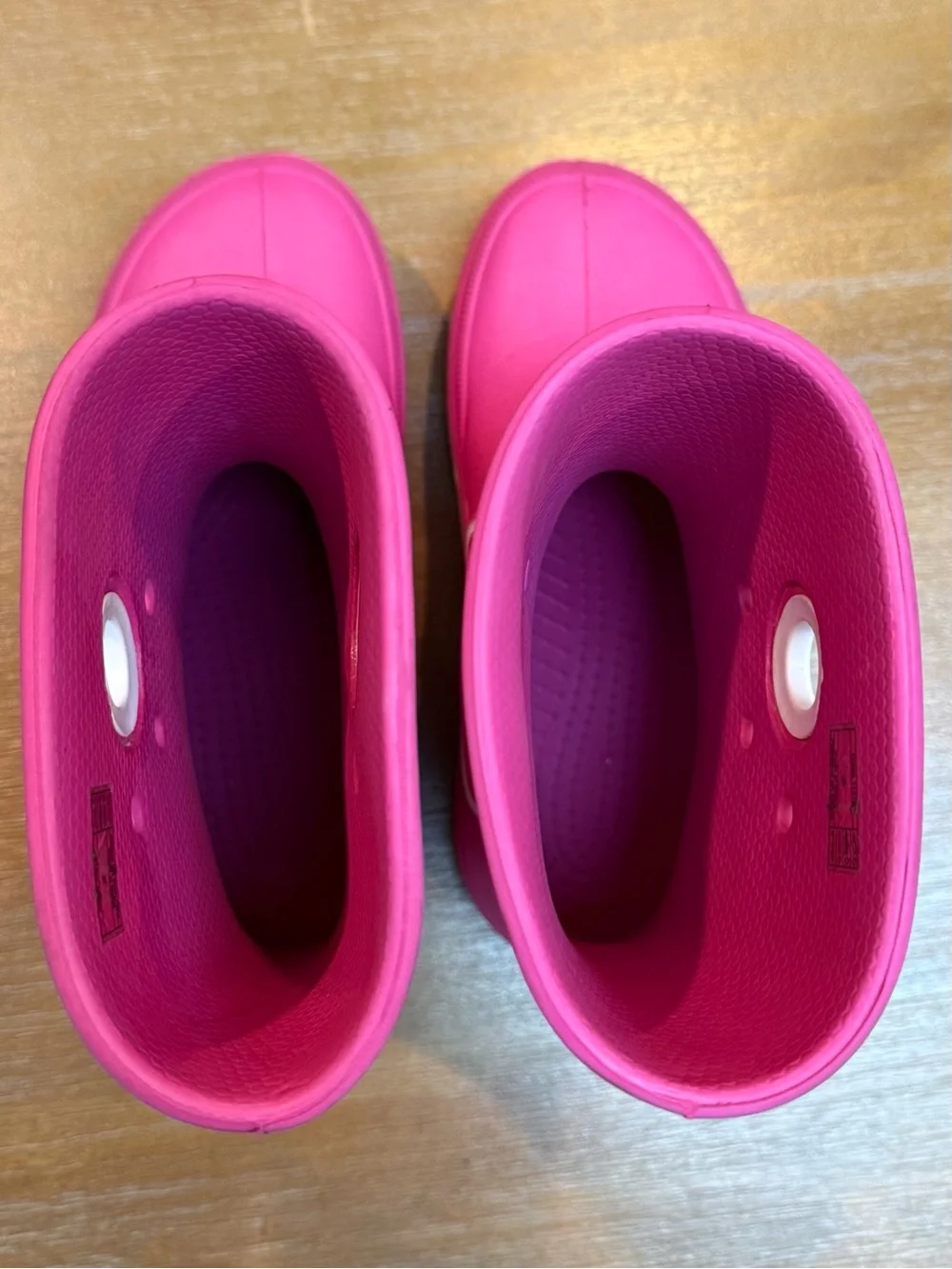 CROCS Kids Jaunt Shorty Rain Boots‎ Pink Size 2